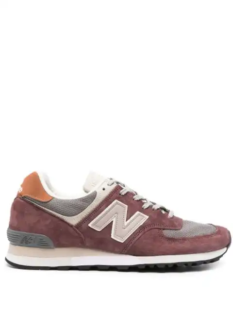 Rep Husky New Balance 576 panelled suede sneakers 