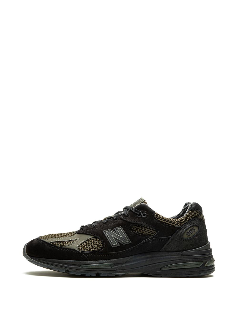 KICKWHO New Balance 991v2 "Stone Island - Black Grey" sneakers 