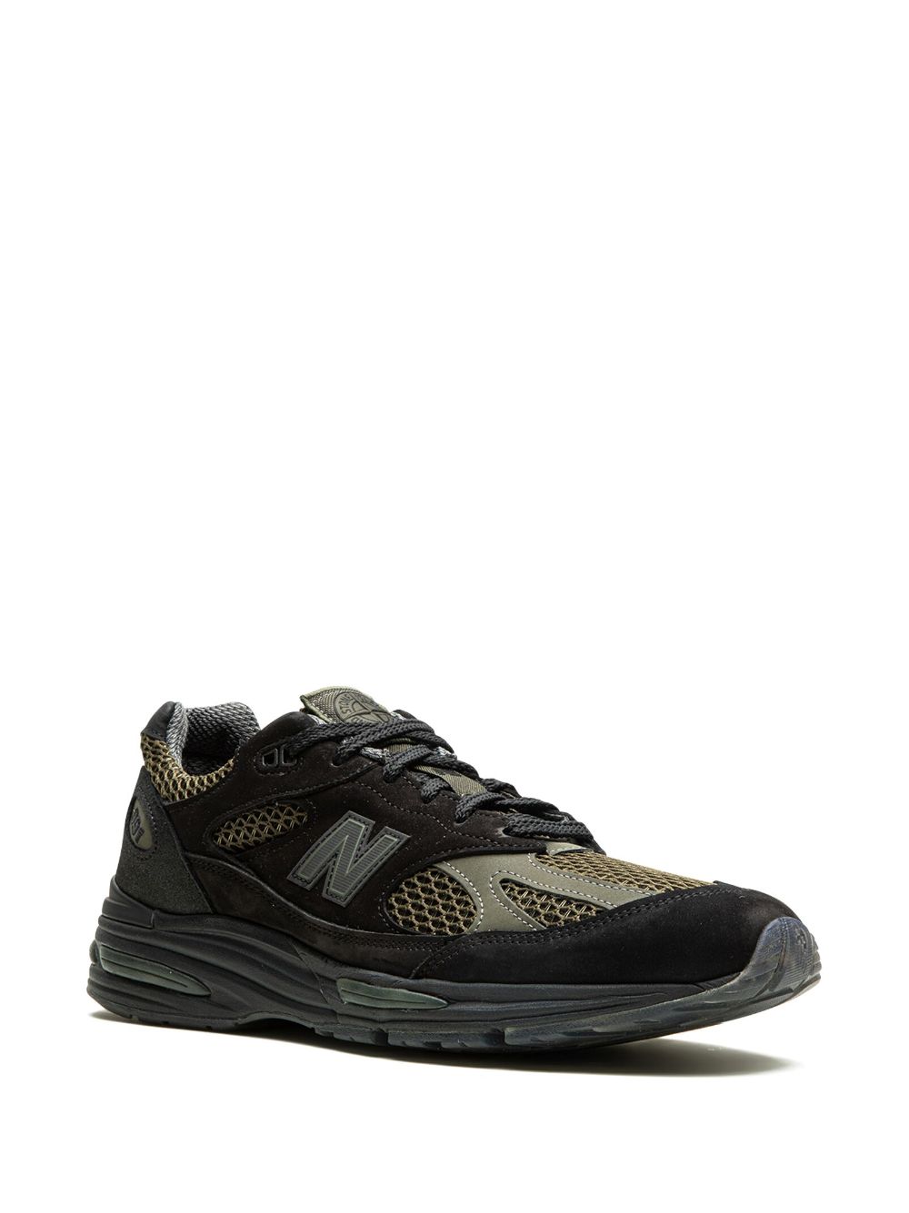 KICKWHO New Balance 991v2 "Stone Island - Black Grey" sneakers 