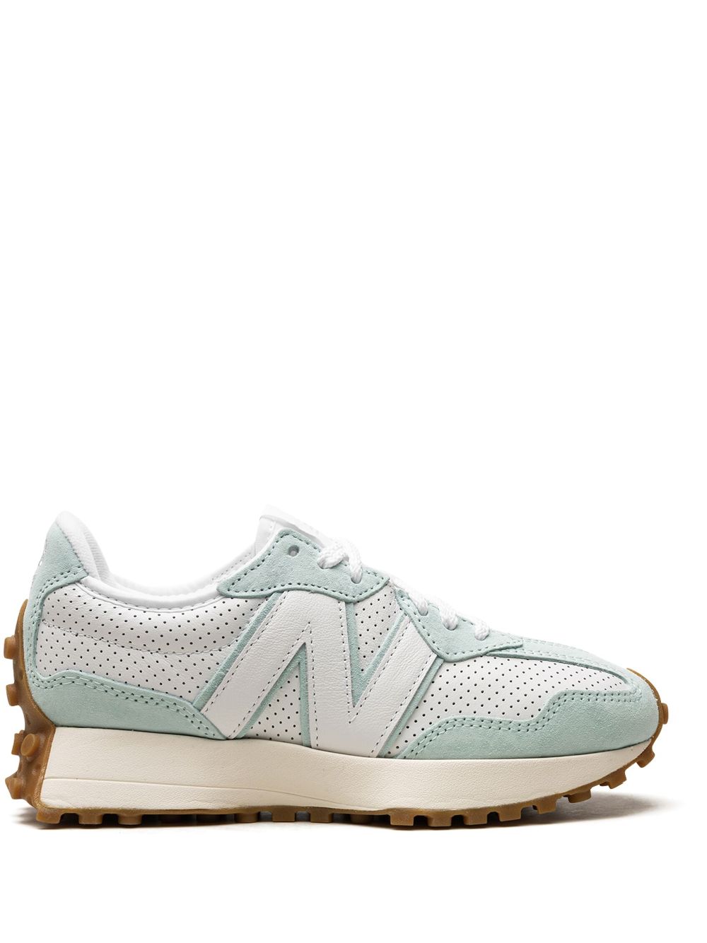 KICKWHO New Balance 327 "White Teal" sneakers 