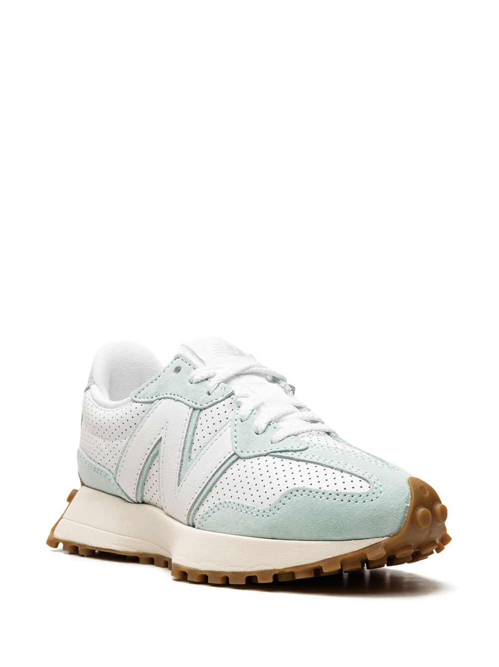 KICKWHO New Balance 327 "White Teal" sneakers 