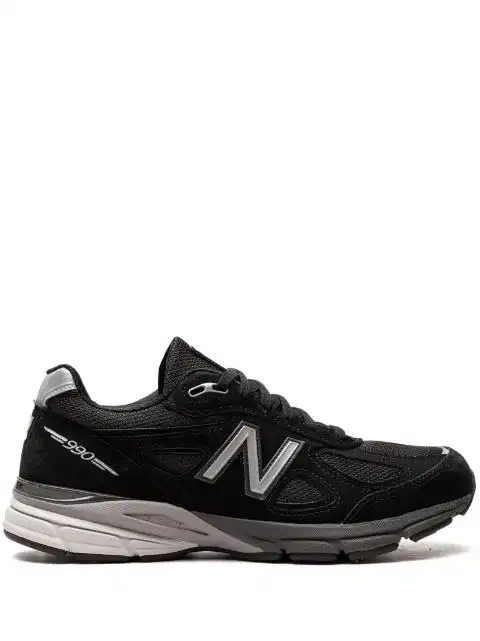 LY New Balance Made in USA 990v4 "Black Silver" sneakers 