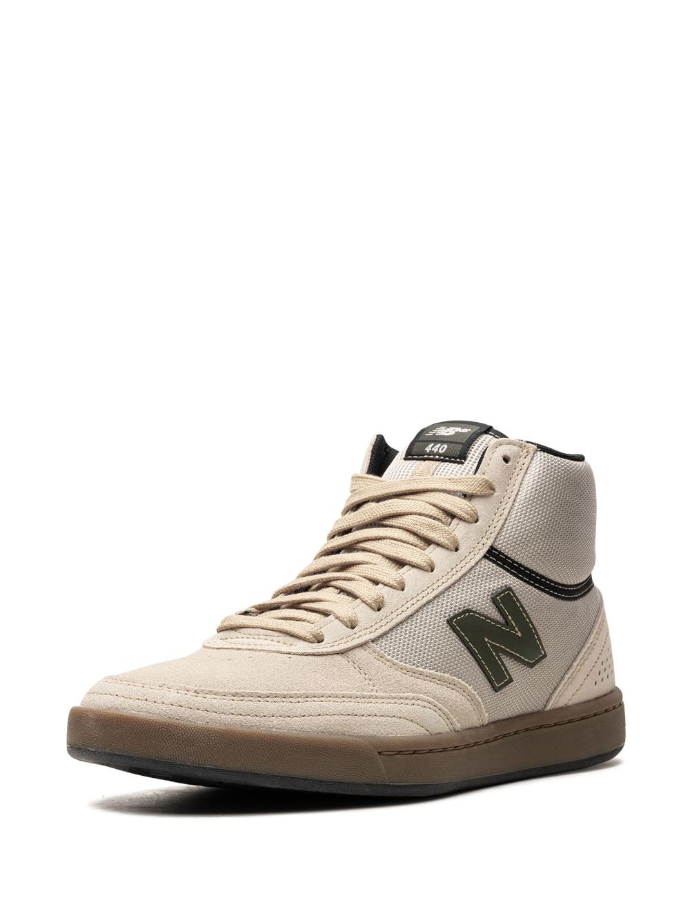 KICKWHO New Balance Numeric 440 High "White Green" sneakers 