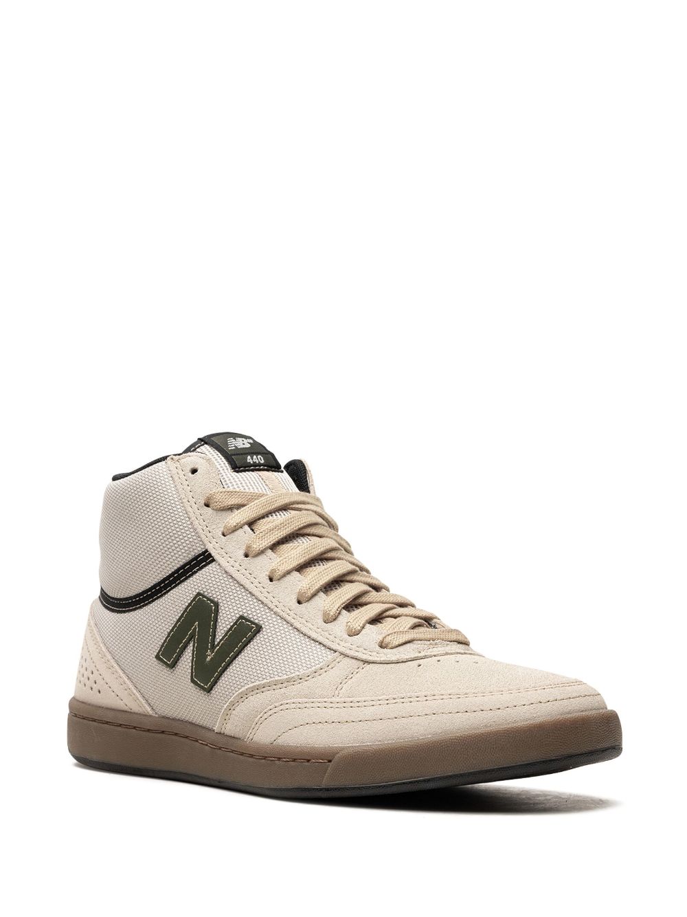 KICKWHO New Balance Numeric 440 High "White Green" sneakers 