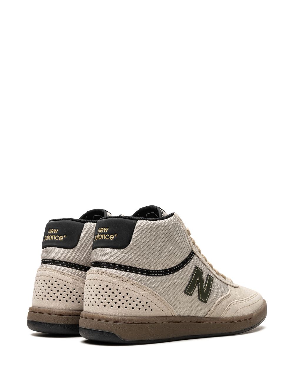 KICKWHO New Balance Numeric 440 High "White Green" sneakers 