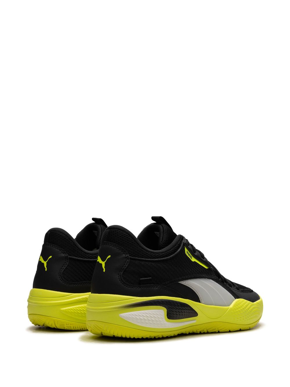 TB PUMA Court Rider "Black Yellow Alert" sneakers 