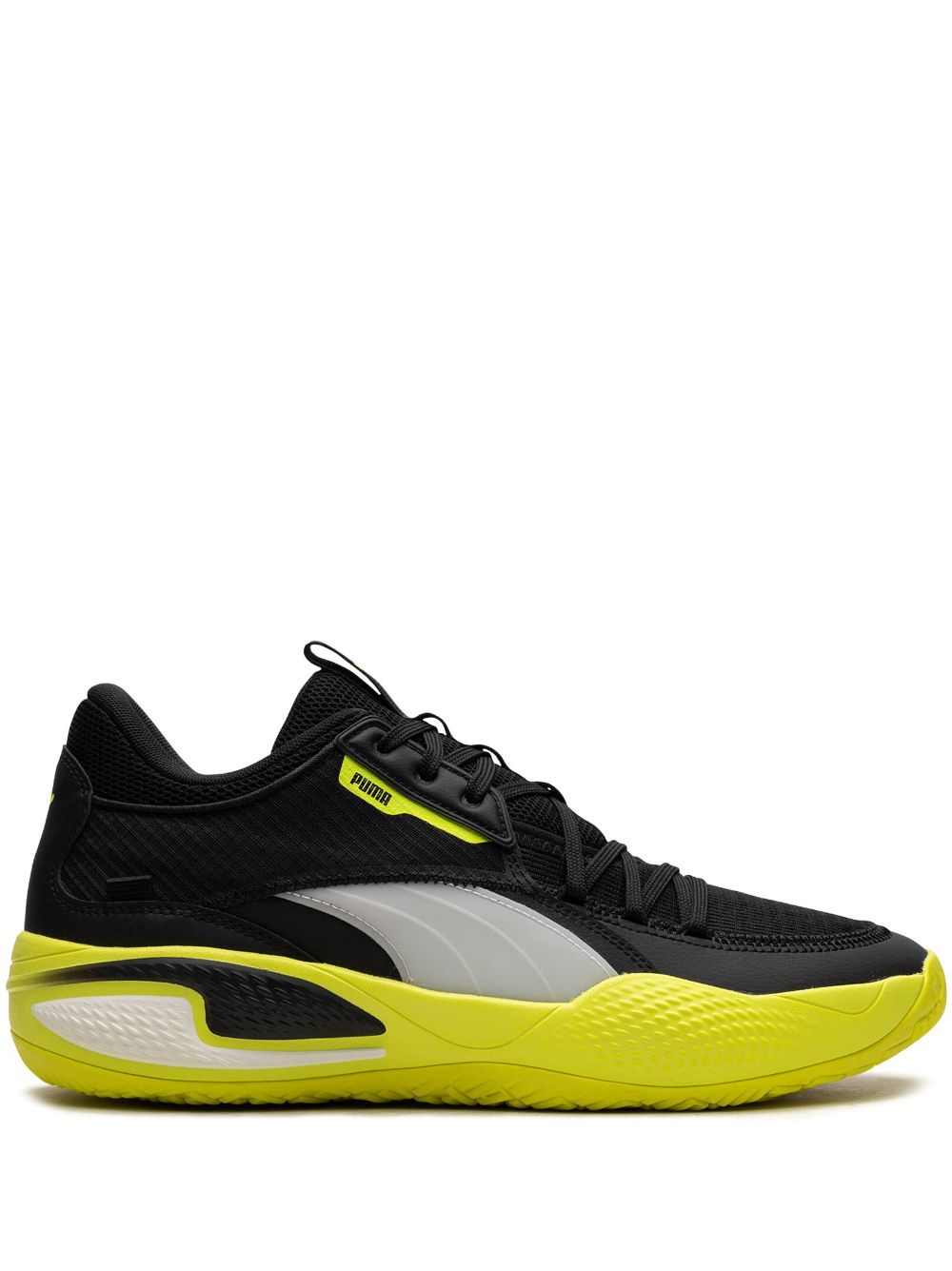 TB PUMA Court Rider "Black Yellow Alert" sneakers 