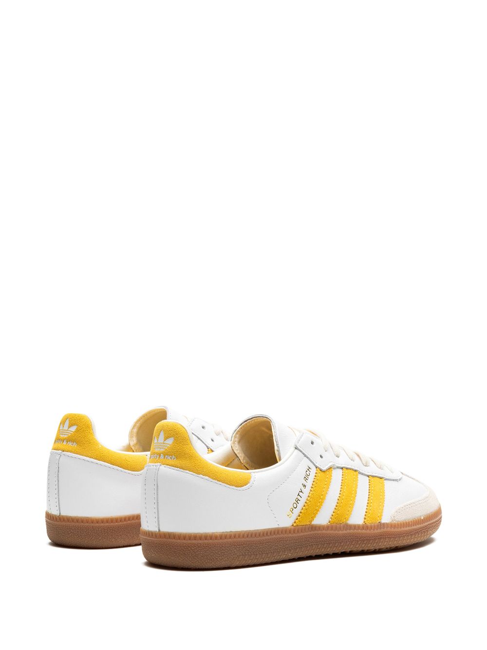 KICKWHO adidas Samba OG "SPORTY & RICH - White Bold Gold" sneakers 