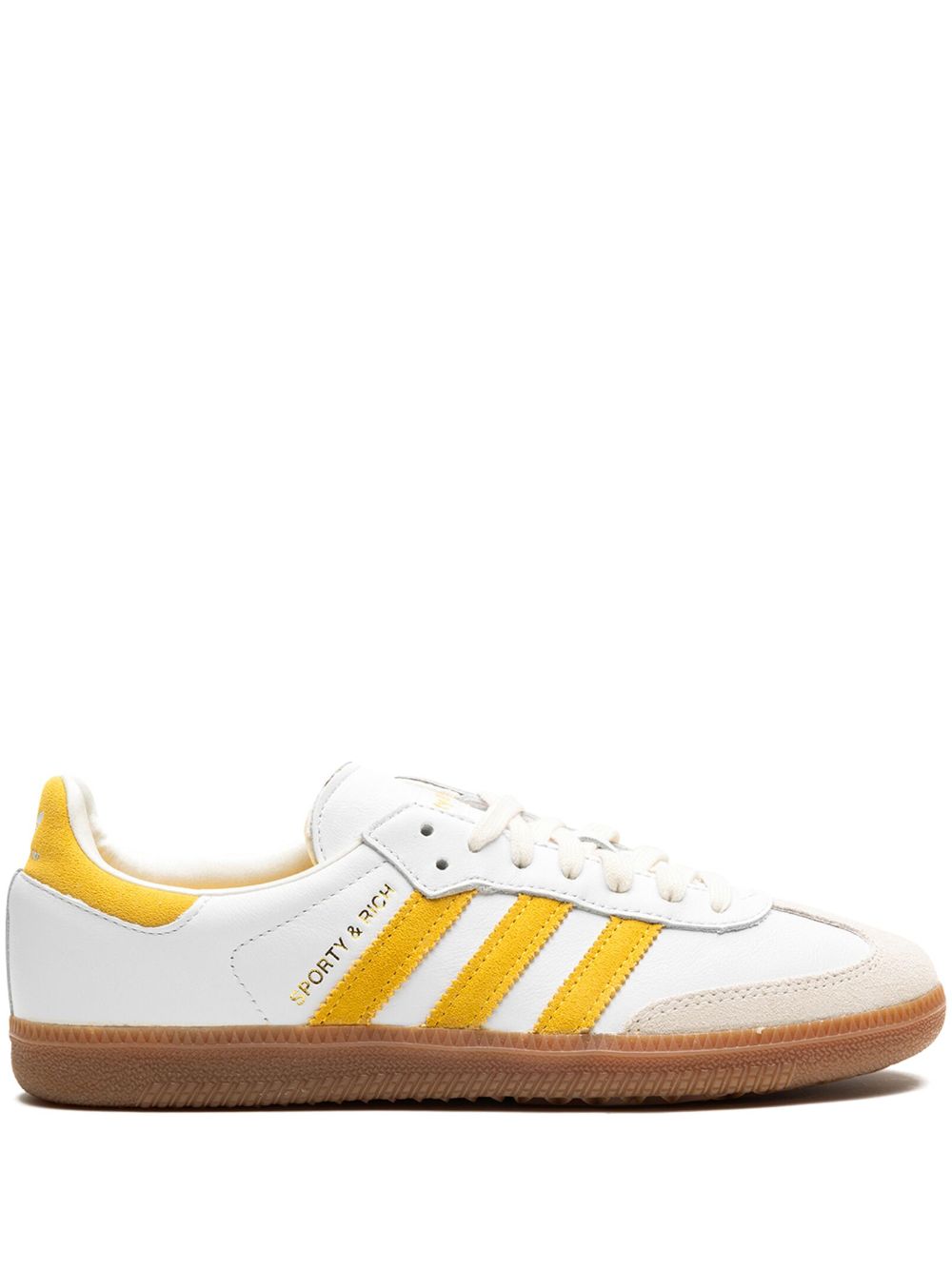 KICKWHO adidas Samba OG "SPORTY & RICH - White Bold Gold" sneakers 