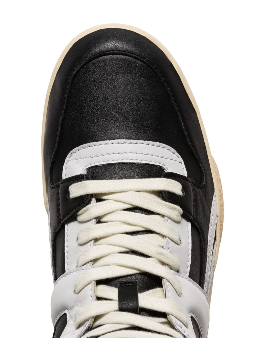 TB Reebok LTD logo-patch leather sneakers  