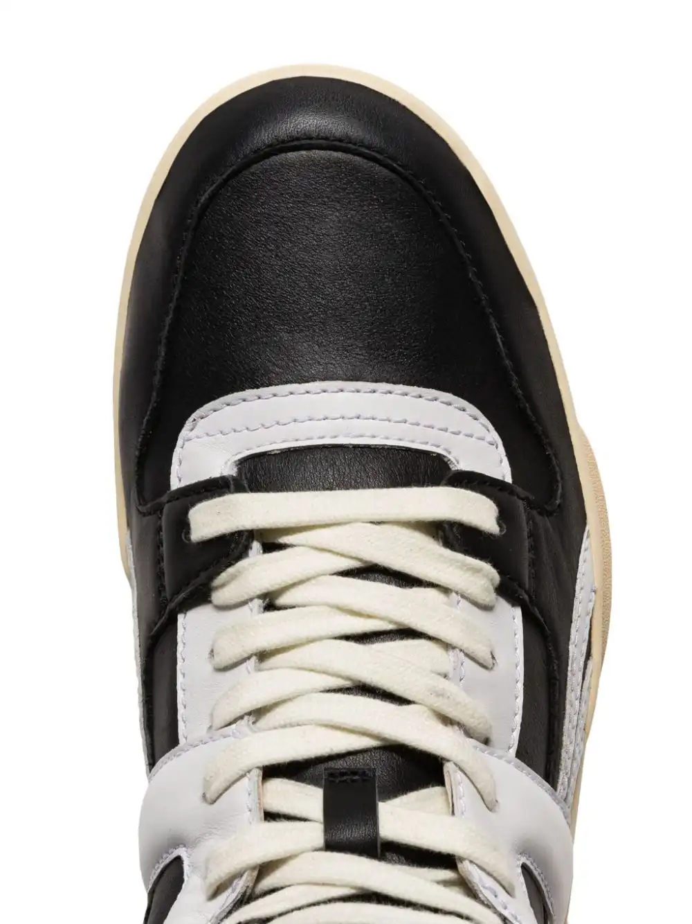 Rep Husky Reebok LTD logo-patch leather sneakers  