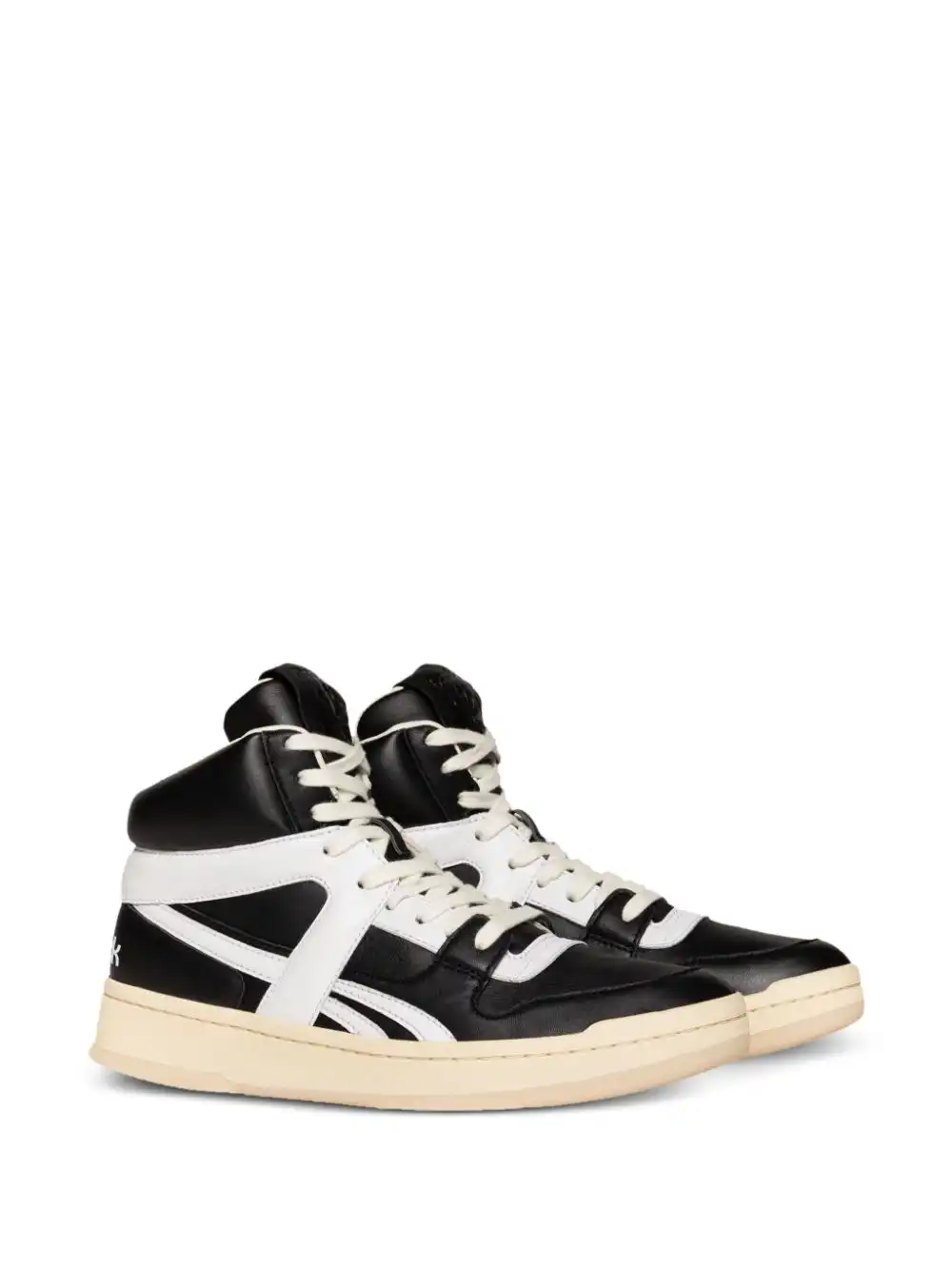 Rep Husky Reebok LTD logo-patch leather sneakers  