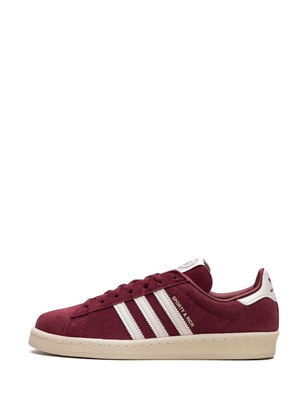 TB adidas Campus 80s "Sporty & Rich - Merlot Cream" sneakers 