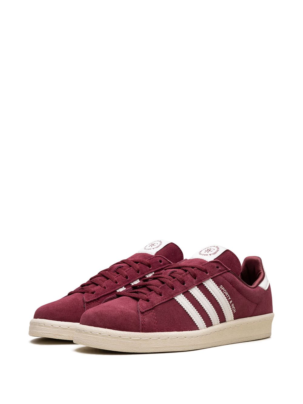 TB adidas Campus 80s "Sporty & Rich - Merlot Cream" sneakers 