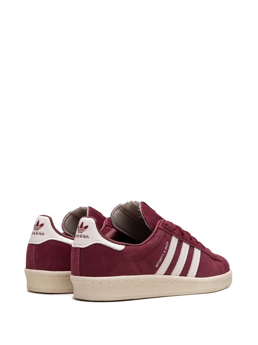 TB adidas Campus 80s "Sporty & Rich - Merlot Cream" sneakers 