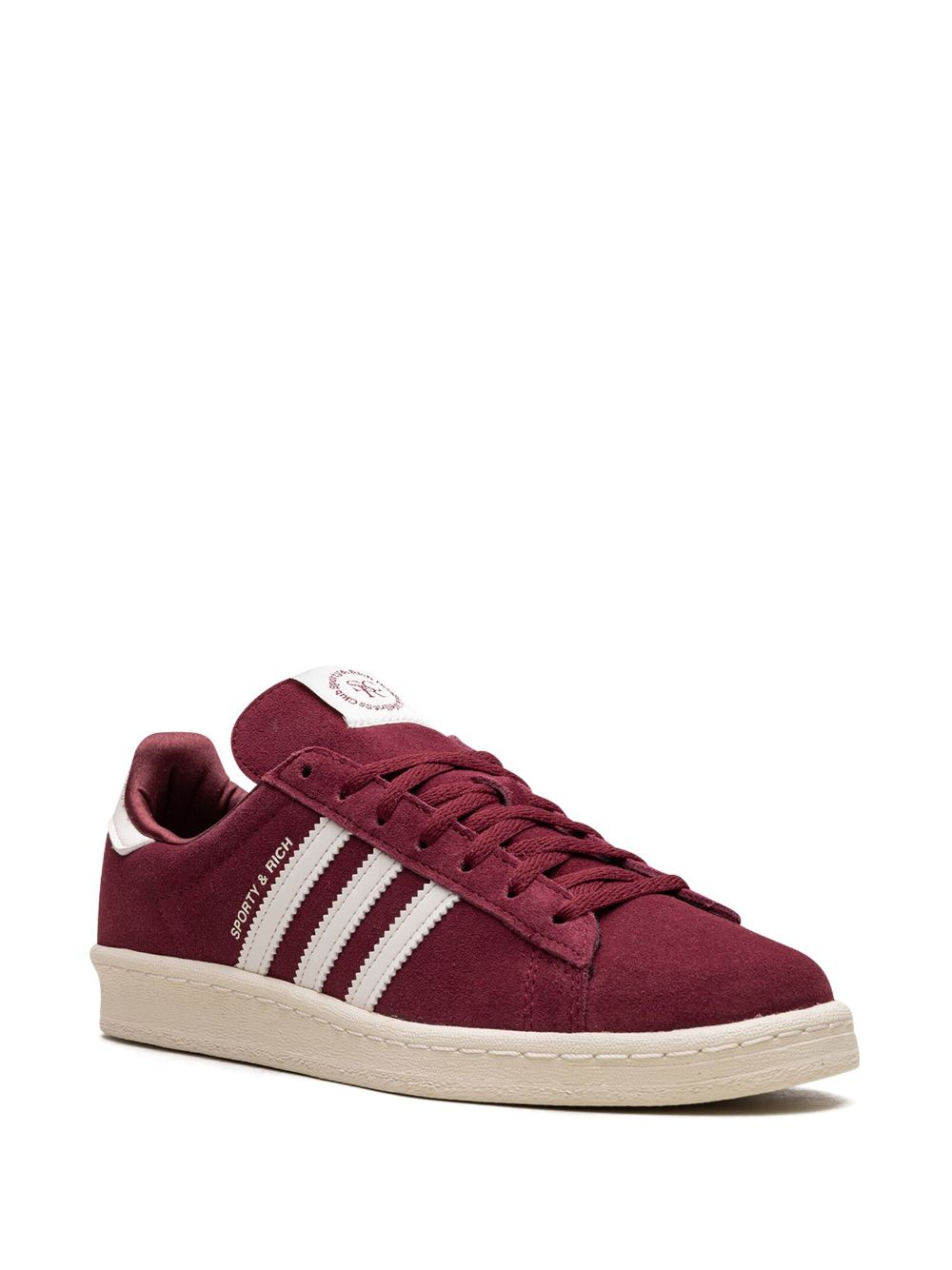 TB adidas Campus 80s "Sporty & Rich - Merlot Cream" sneakers 