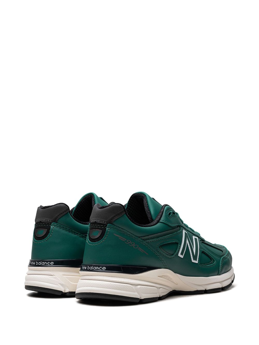 TB New Balance 990v4 Made in USA "Teal White" sneakers 