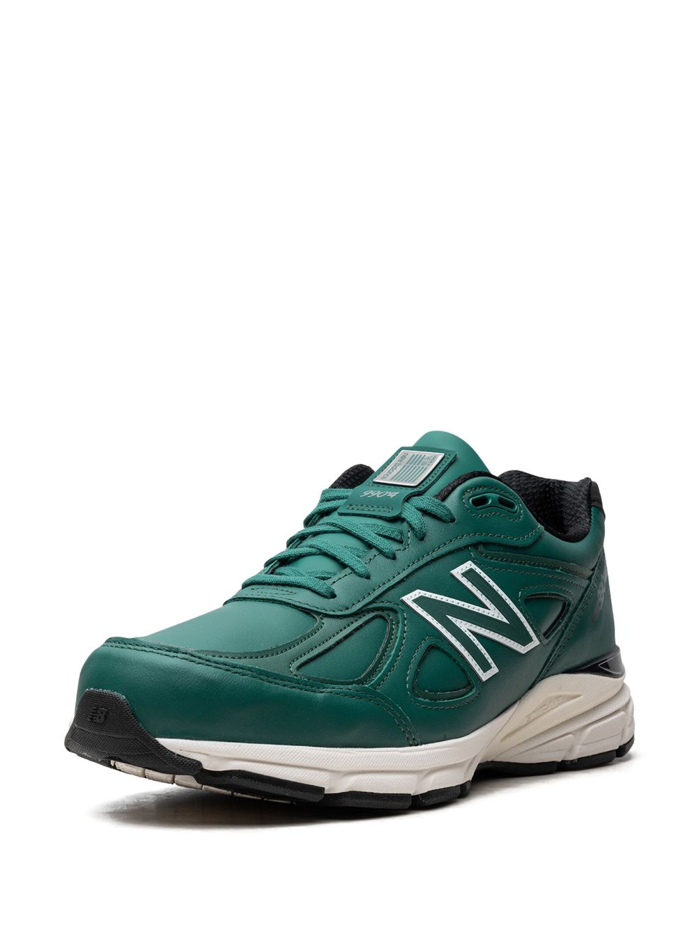 TB New Balance 990v4 Made in USA "Teal White" sneakers 