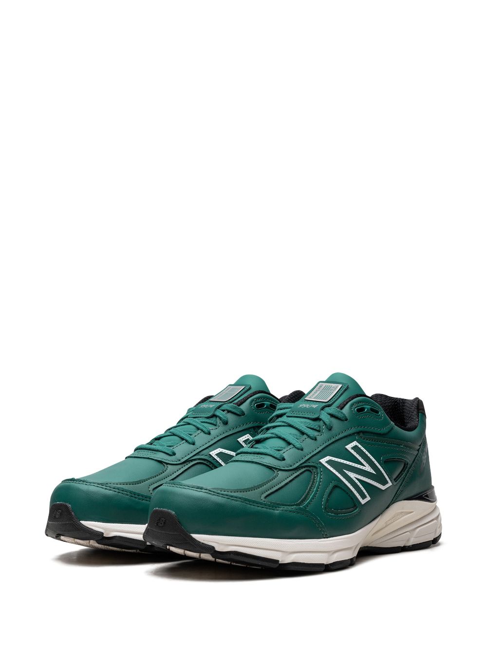 TB New Balance 990v4 Made in USA "Teal White" sneakers 