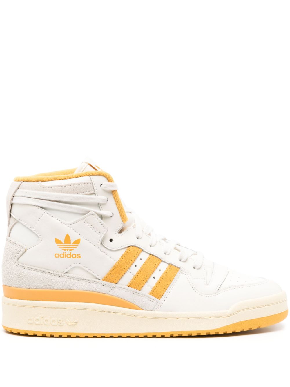 KICKWHO adidas high-top leather sneakers 