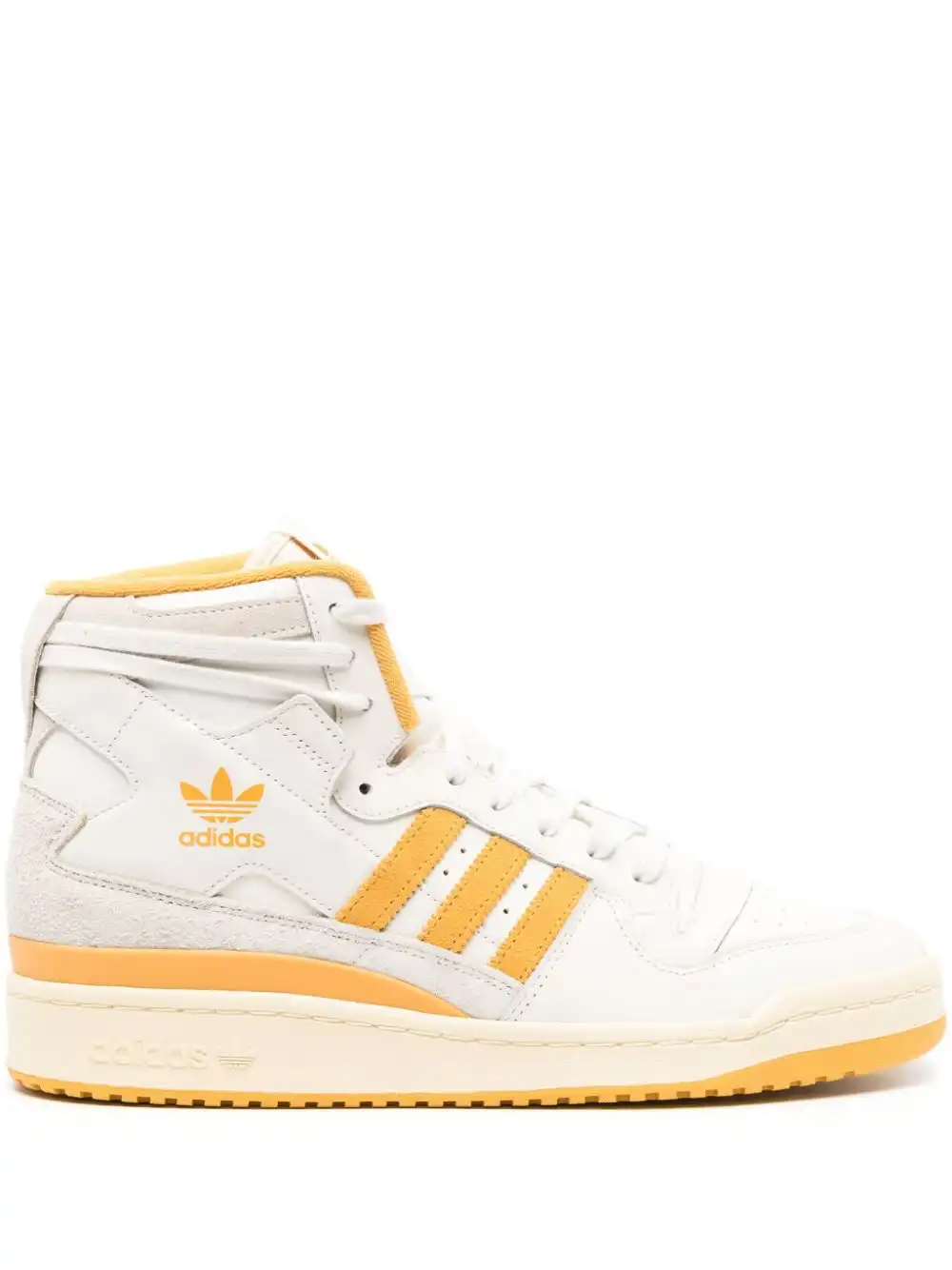 Affordable adidas high-top leather sneakers 