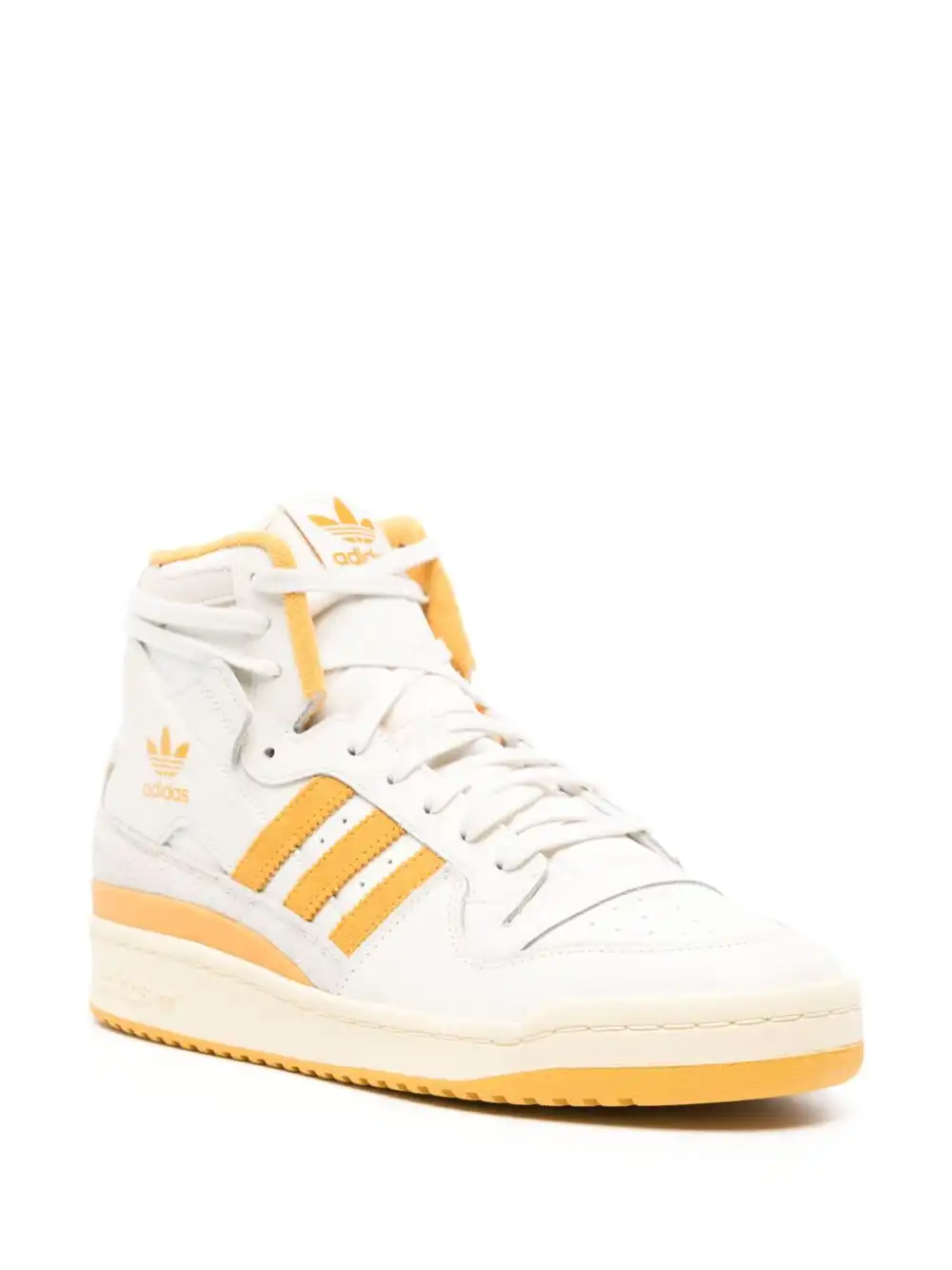 Affordable adidas high-top leather sneakers 