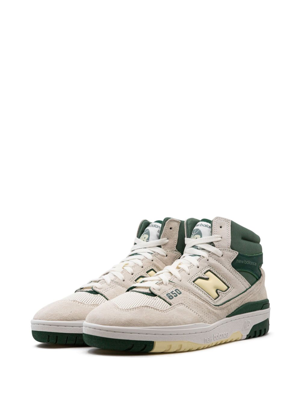 TB New Balance 650R "Sea Salt Nightwatch Green" high-top sneakers 