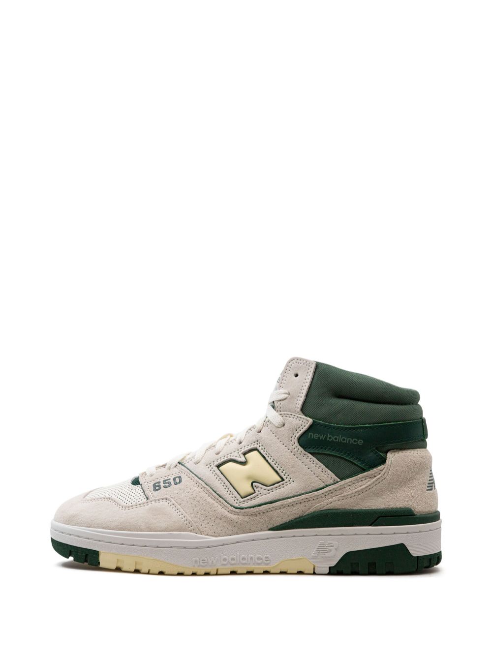 TB New Balance 650R "Sea Salt Nightwatch Green" high-top sneakers 