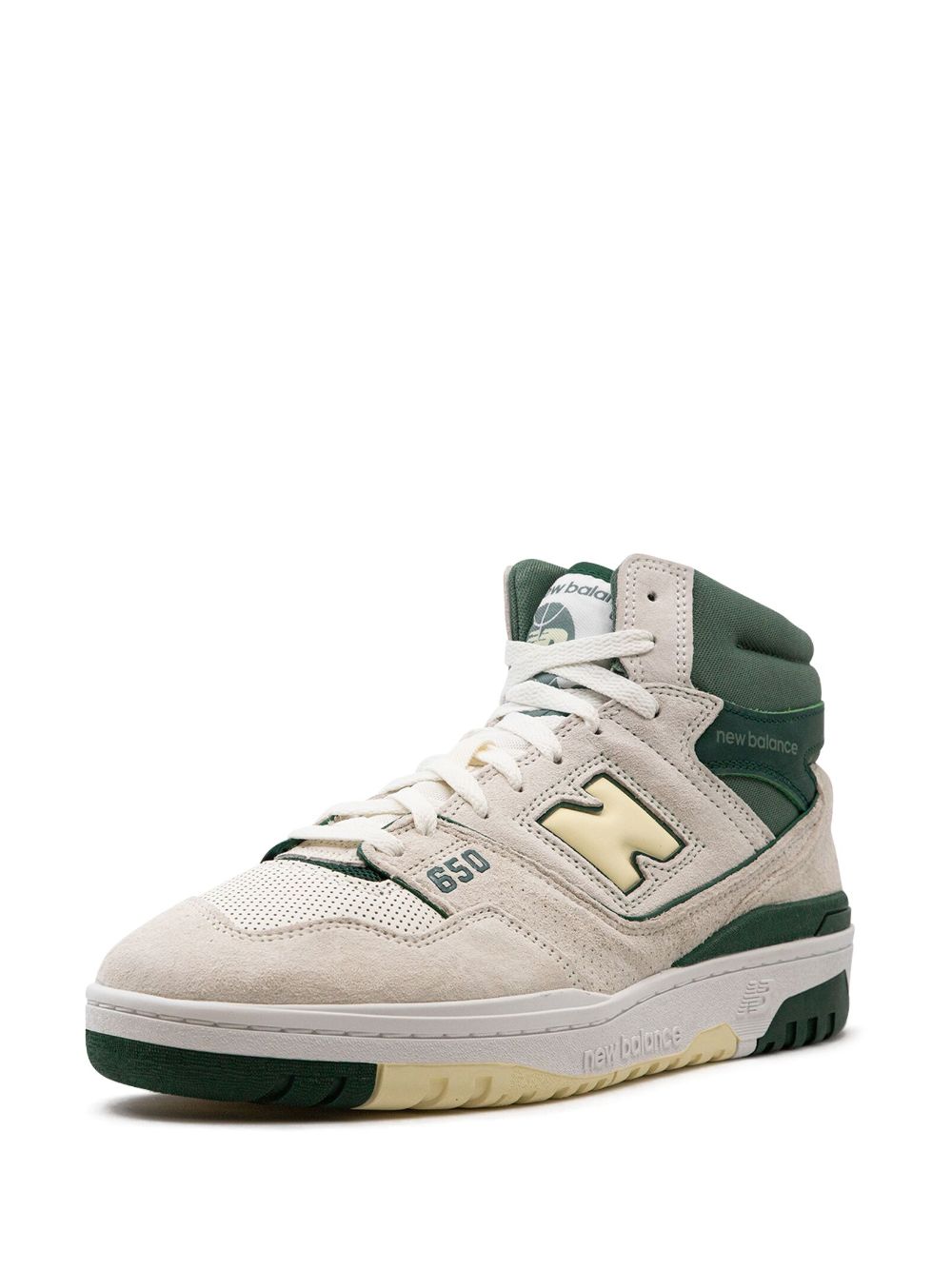 TB New Balance 650R "Sea Salt Nightwatch Green" high-top sneakers 