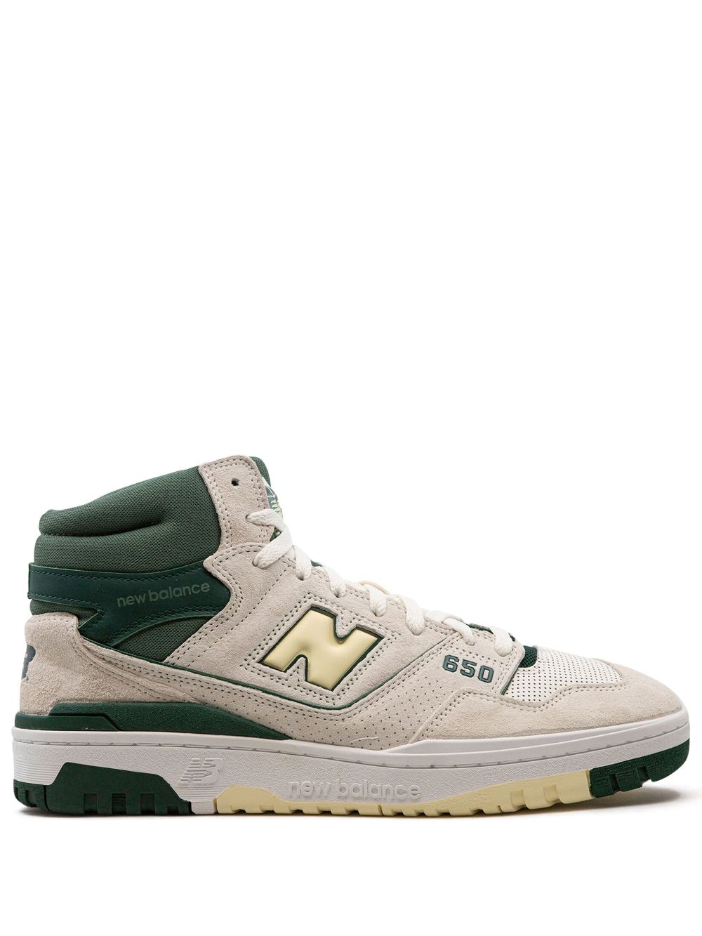 TB New Balance 650R "Sea Salt Nightwatch Green" high-top sneakers 