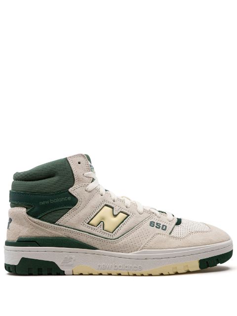 TB New Balance 650R "Sea Salt Nightwatch Green" high-top sneakers 