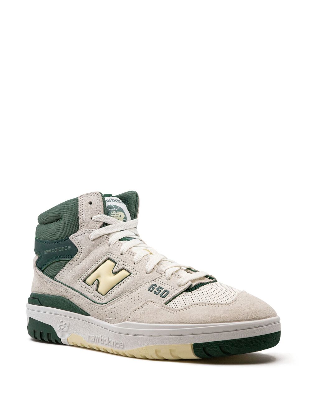 TB New Balance 650R "Sea Salt Nightwatch Green" high-top sneakers 