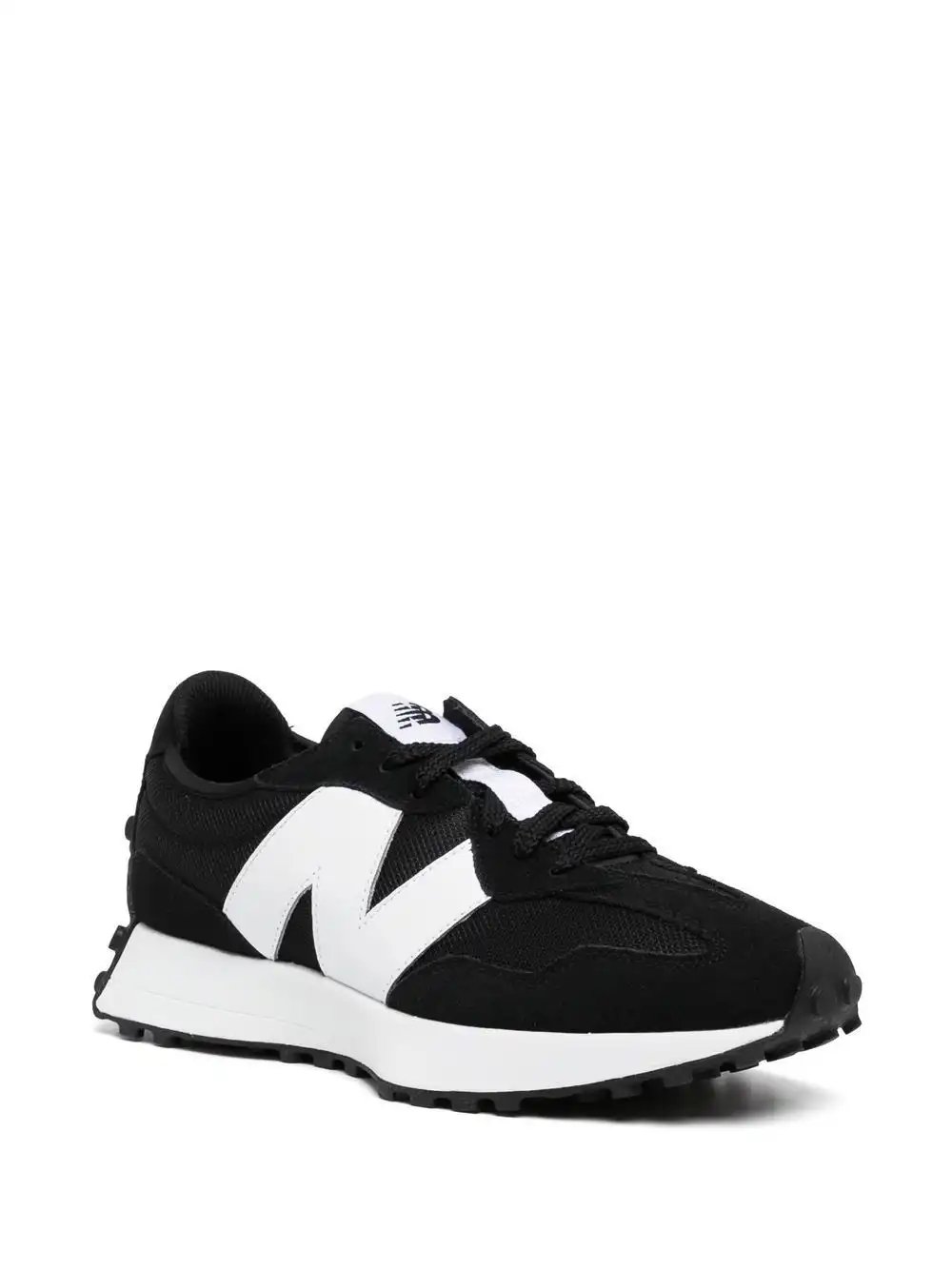 Rep Husky New Balance lace-up logo-patch sneakers 