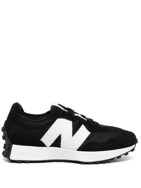 TB New Balance lace-up logo-patch sneakers 