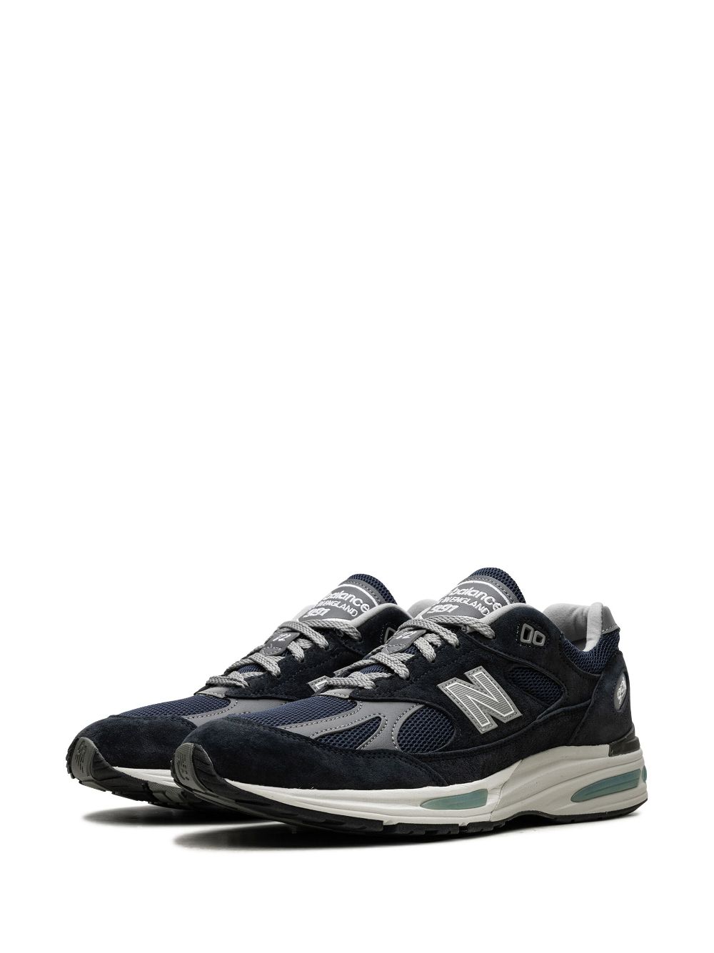 TB New Balance 991v2 "Dark Navy" suede sneakers 