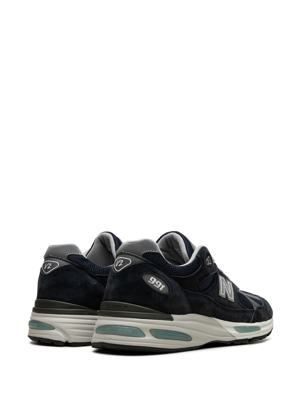 TB New Balance 991v2 "Dark Navy" suede sneakers 