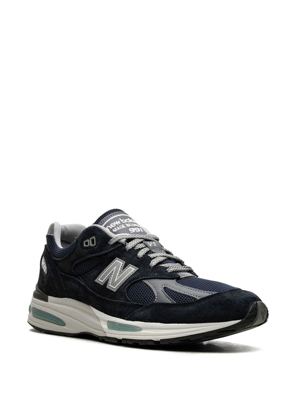 TB New Balance 991v2 "Dark Navy" suede sneakers 