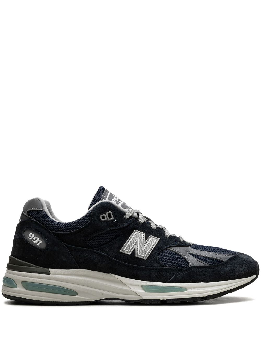 TB New Balance 991v2 "Dark Navy" suede sneakers 