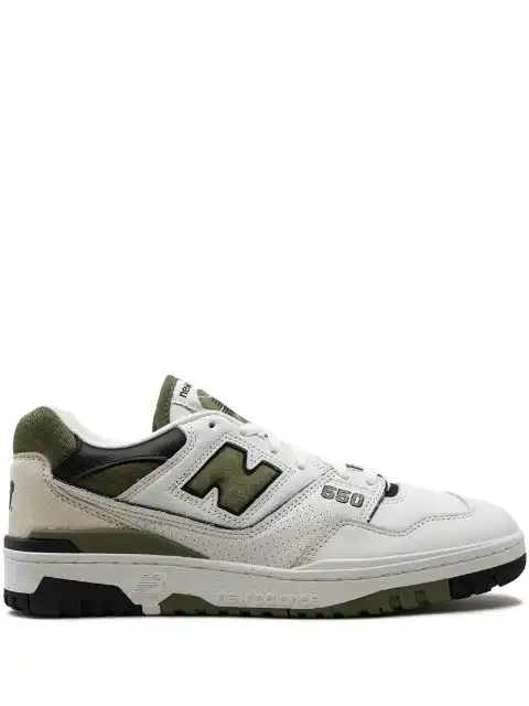 LUCY New Balance 550 "White Dark Olive" sneakers 