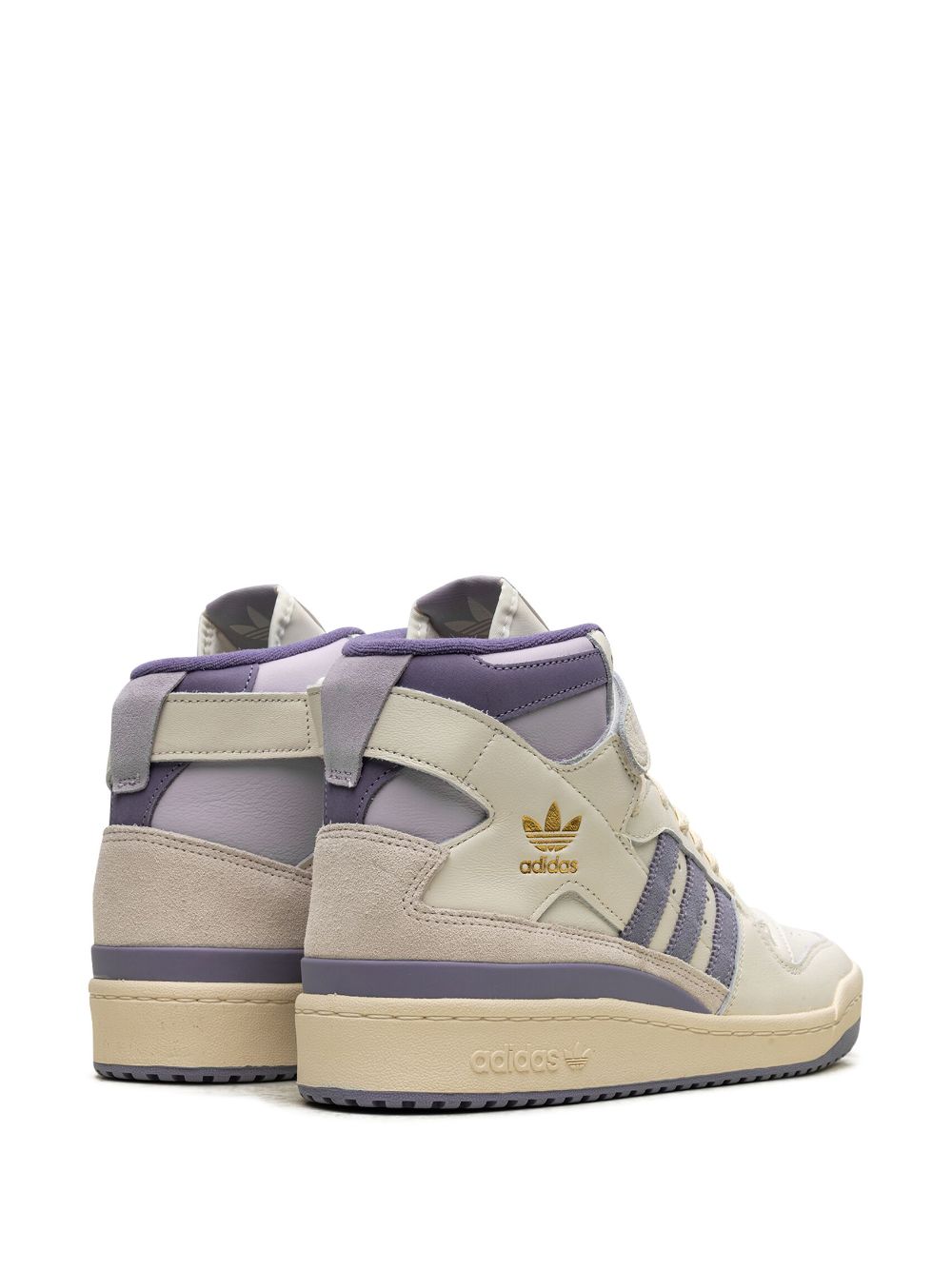 KICKWHO adidas Forum 84 High "Off White Silver Violet" sneakers 