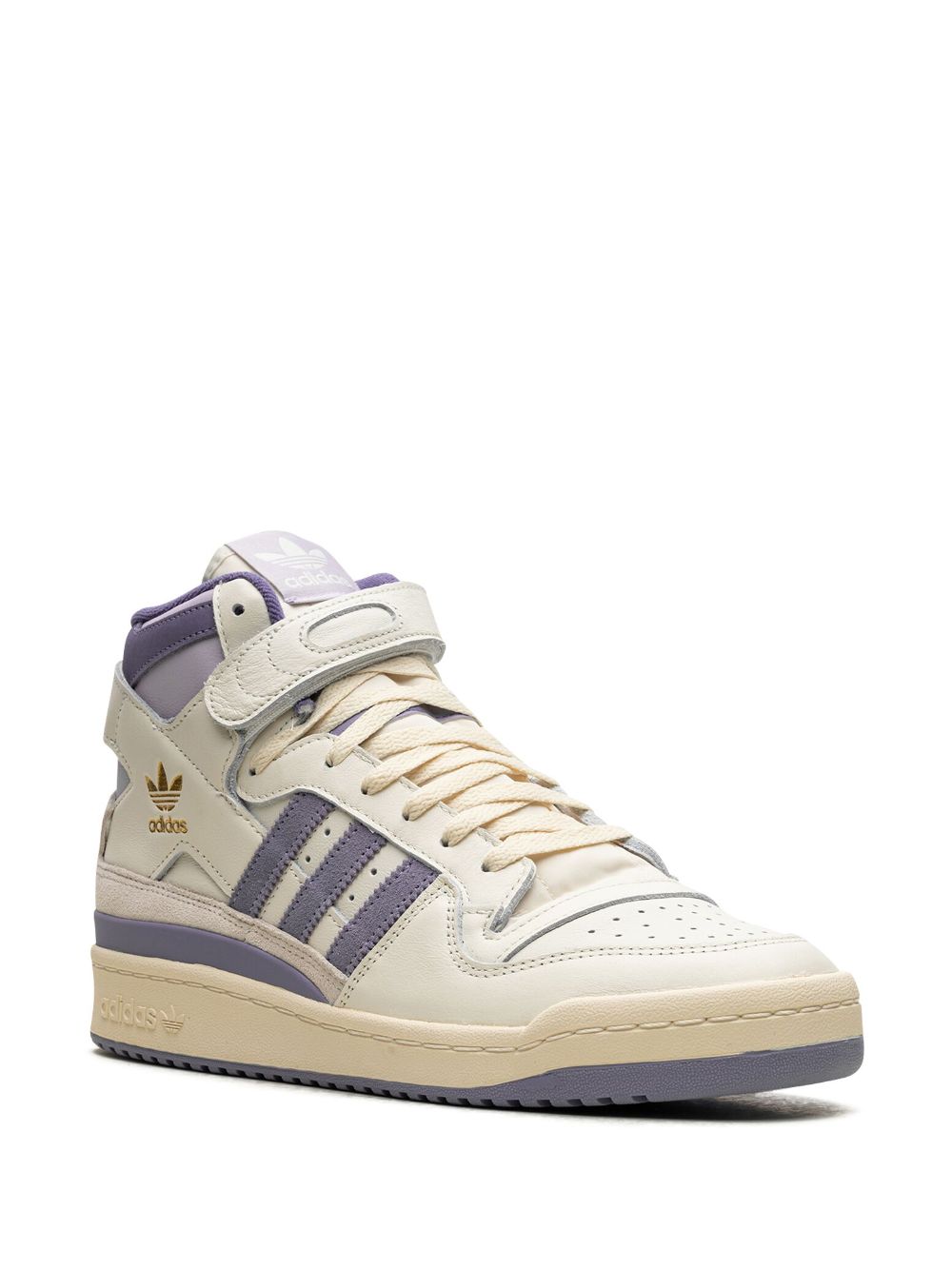 KICKWHO adidas Forum 84 High "Off White Silver Violet" sneakers 