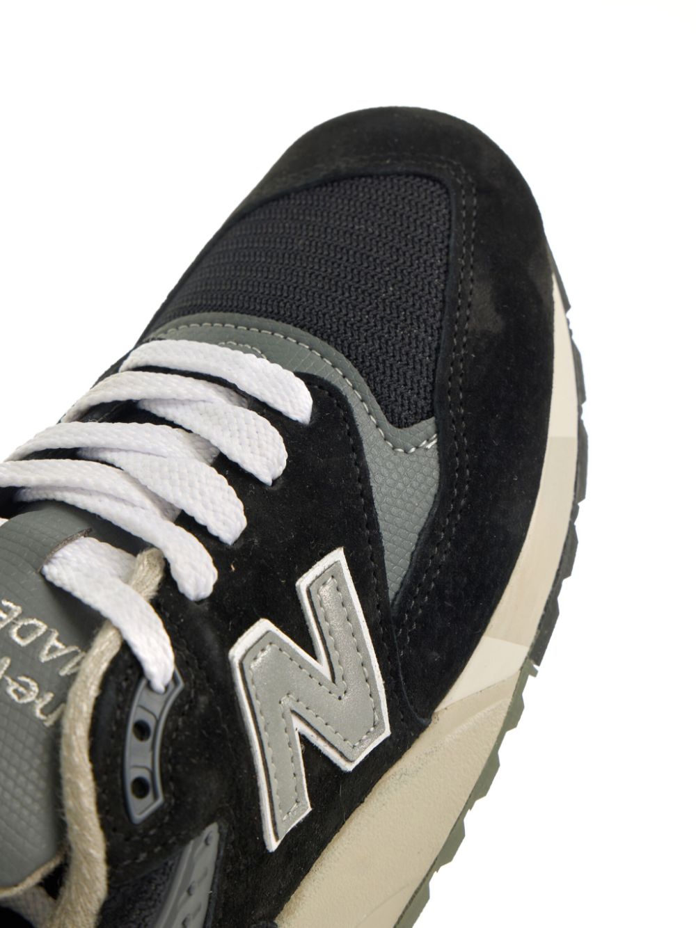 KICKWHO New Balance U998BL logo-appliqué sneakers  