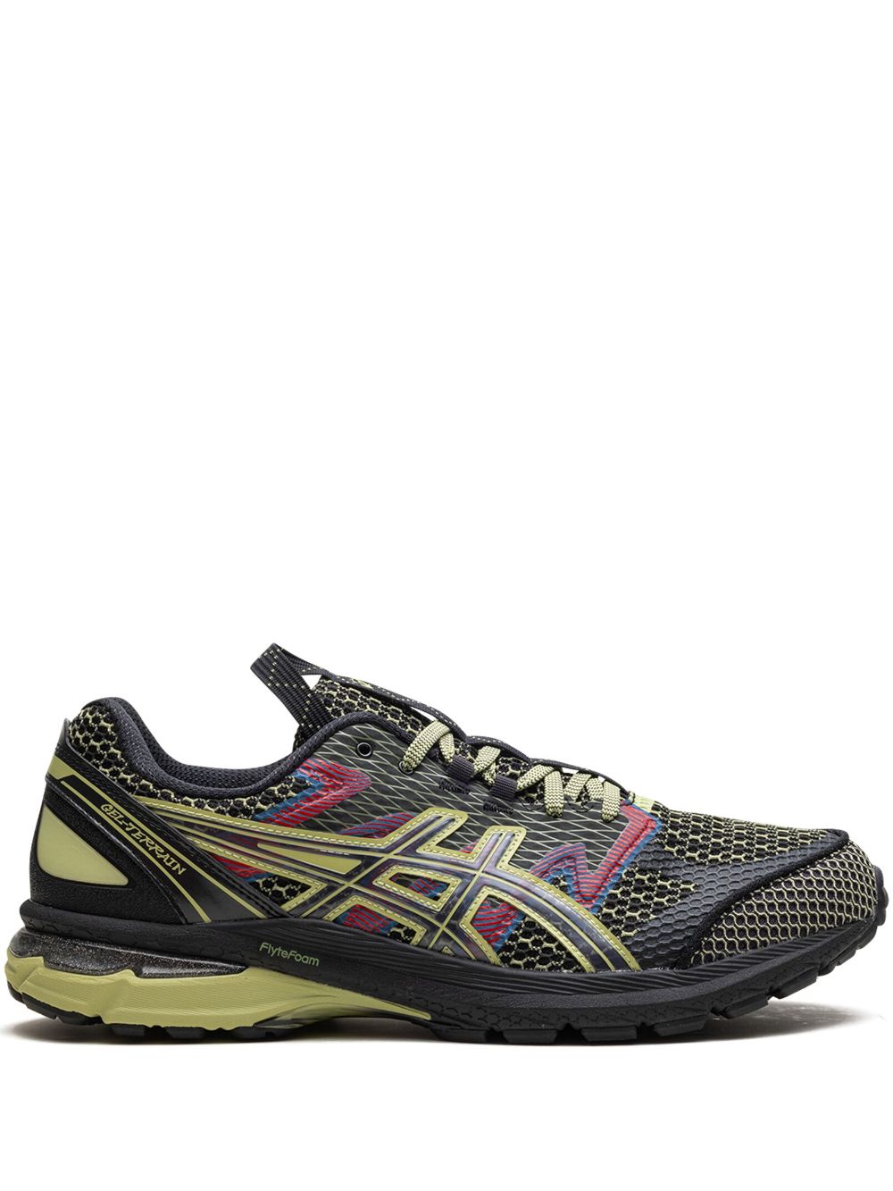 TB ASICS GEL-TERRAIN "Black Neon Lime" sneakers 