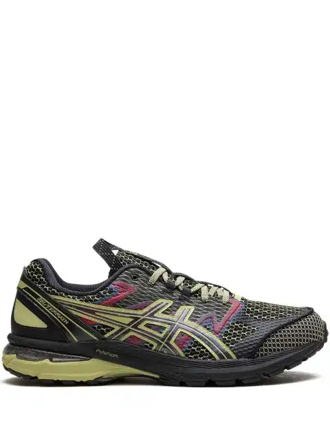 LY ASICS GEL-TERRAIN "Black Neon Lime" sneakers 