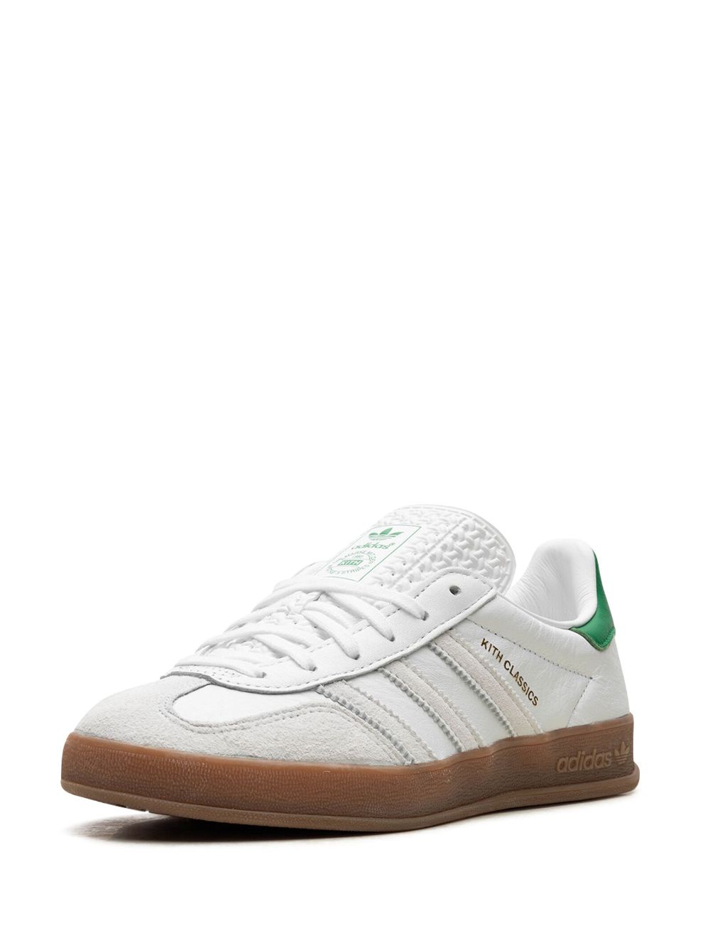 KICKWHO adidas Gazelle Indoor "Kith- White   Green" sneakers 