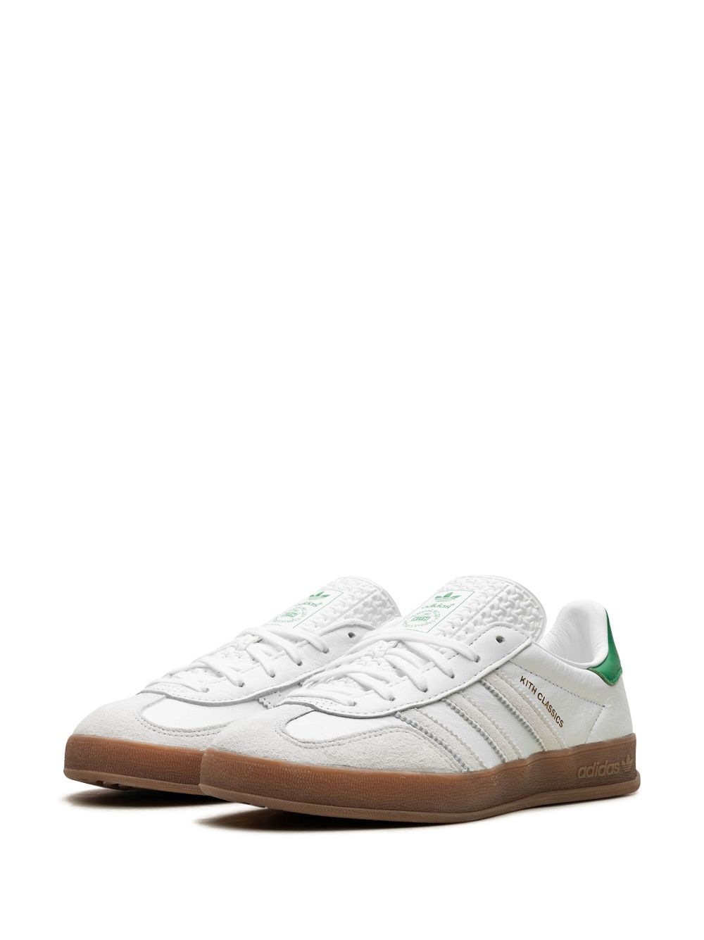 KICKWHO adidas Gazelle Indoor "Kith- White   Green" sneakers 