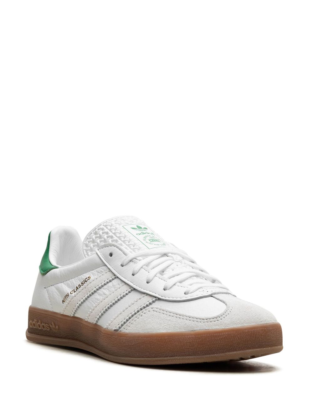 KICKWHO adidas Gazelle Indoor "Kith- White   Green" sneakers 