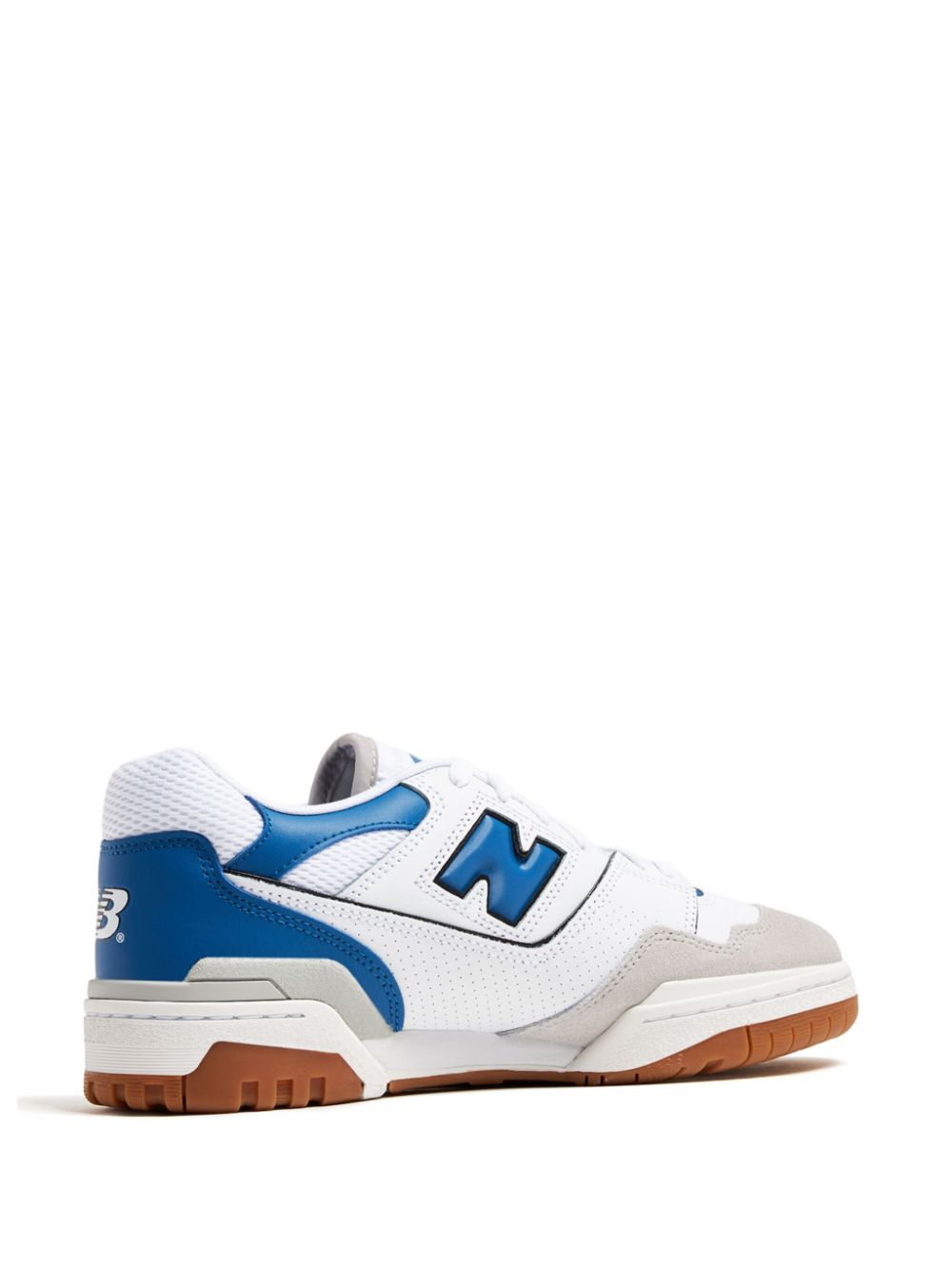 TB New Balance 550 colour-block leather sneakers 