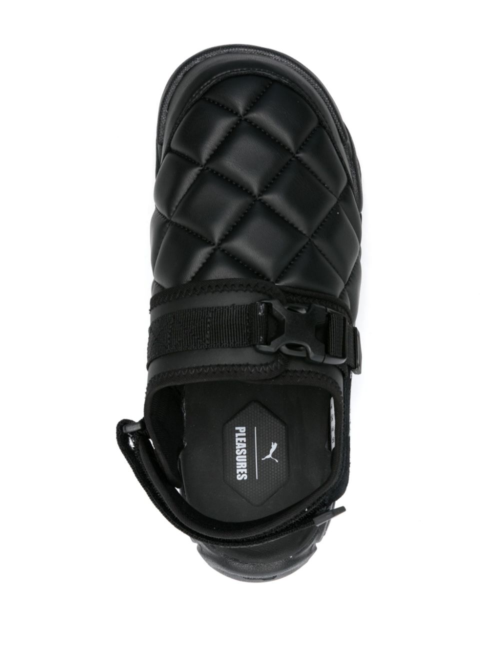 TB PUMA x Pleasures quilted sandals 