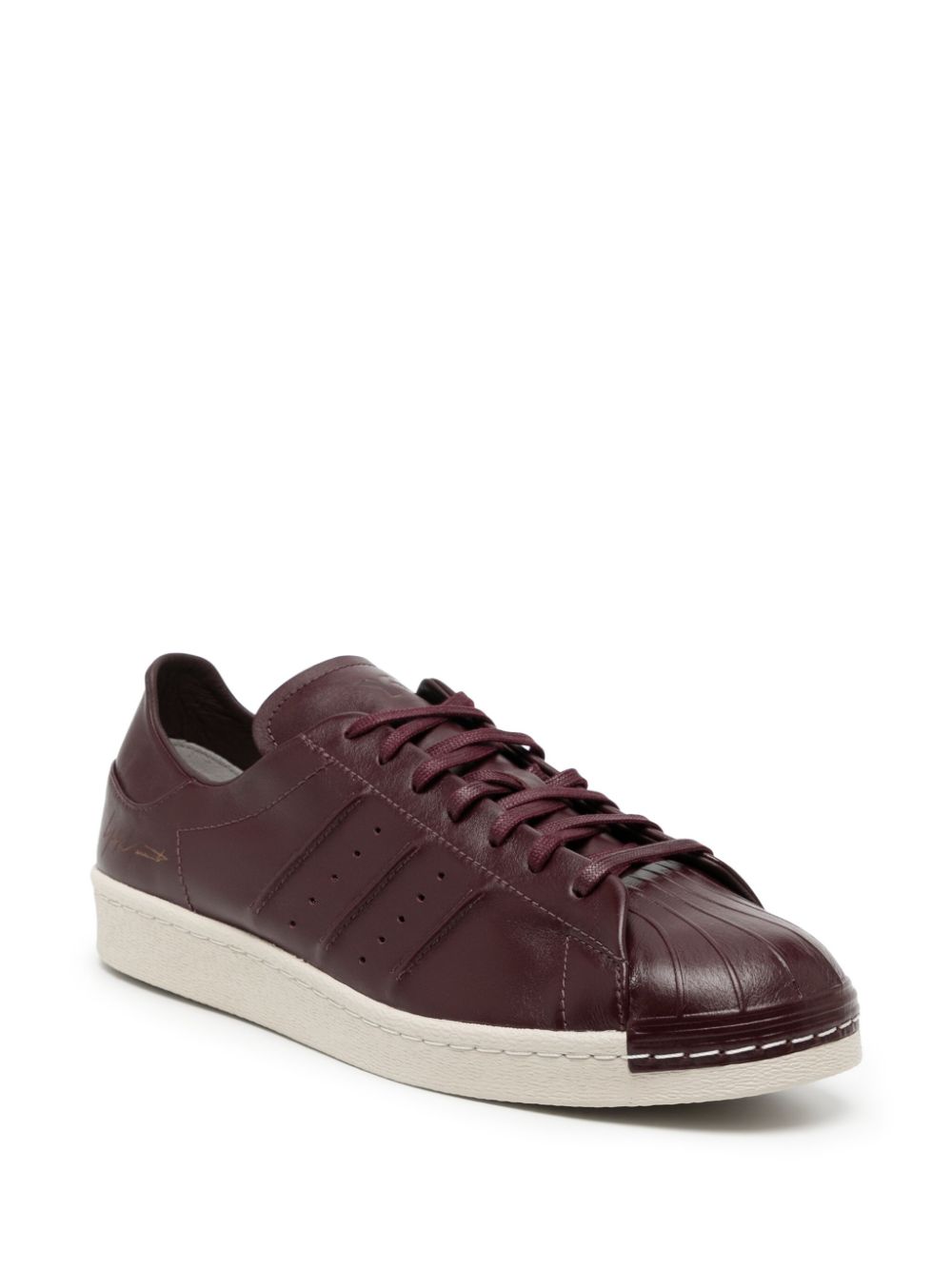 TB adidas Y-3 Superstar lace-up leather sneakers 